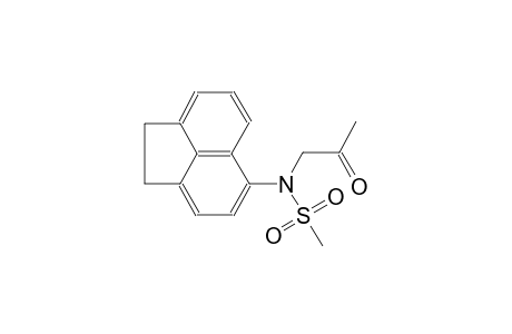 N-(1,2-Dihydro-5-acenaphthylenyl)-N-(2-oxopropyl)methanesulfonamide