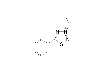 5-phenyl-3-propan-2-ylthiatriazol-3-ium