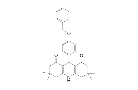 3,3,6,6-Tetramethyl-9-(4-(benzyloxy)phenyl)-1,2,3,4,5,6,7,8,9,10-decahydroacridin-1,8-dione