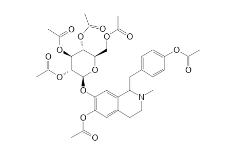 N-METHYLHIGENAMINE-7-O-BETA-D-GLUCOPYRANOSYL-PERACETYLATED