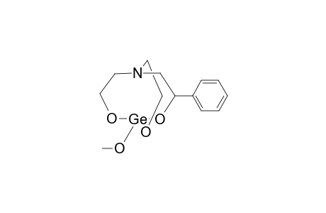 1-Methoxy-3-phenylgermatrane [1-methoxy-3-phenyl-5-aza-1-germa-2,8,9-trioxatricyclo[3.3.3.0(1,5)]undecane]