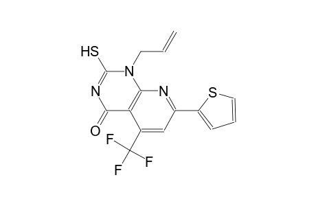 pyrido[2,3-d]pyrimidin-4(1H)-one, 2-mercapto-1-(2-propenyl)-7-(2-thienyl)-5-(trifluoromethyl)-