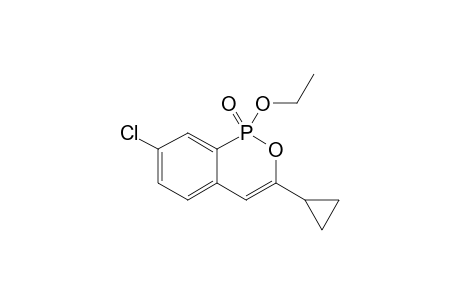 7-CHLORO-3-CYCLOPROPYL-1-ETHOXY-BENZO-[C]-[1,2]-OXAPHOSPHININE-1-OXIDE