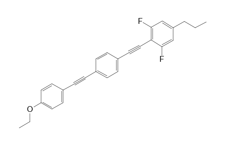 2-((4-((4-ethoxyphenyl)ethynyl)phenyl)ethynyl)-1,3-difluoro-5-propylbenzene