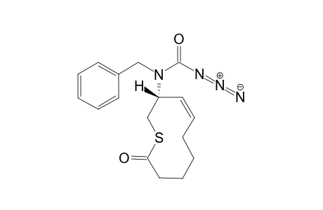 1-Benzyl-3-diazo-1-[(3R,4Z)-10-keto-2,3,6,7,8,9-hexahydrothiecin-3-yl]urea