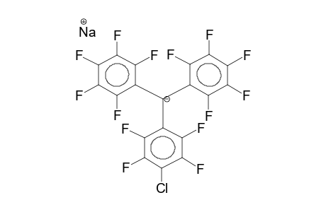 BIS(PENTAFLUOROPHENYL)-4-CHLORO-2,3,5,6-TETRAFLUOROPHENYLMETHANE,SODIUM SALT
