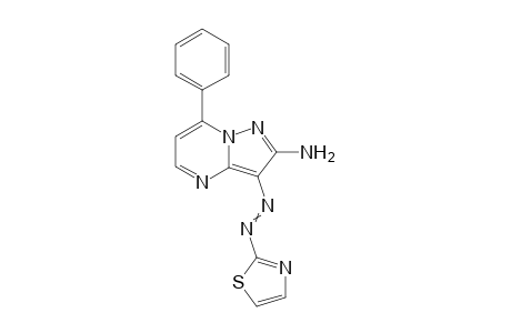7-Phenyl-3-(thiazol-2-yldiazenyl)pyrazolo[1,5-a]pyrimidin-2-amine