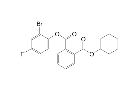 Phthalic acid, 2-bromo-4-fluorophenyl cyclohexyl ester