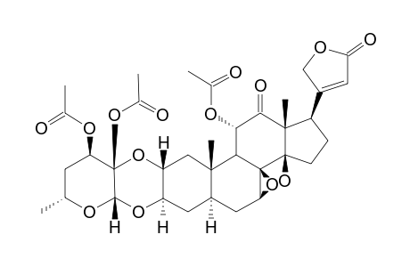 Tri-O-acetyl-desglucosyrioside, (2.alpha.,3.beta.-R,5.alpha.-H,11.alpha.-oac)