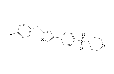 2-thiazolamine, N-(4-fluorophenyl)-4-[4-(4-morpholinylsulfonyl)phenyl]-