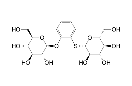 [o-(beta-D-GLUCOPYRANOSYLTHIO)PHENYL] beta-D-GLUCOPYRANOSIDE