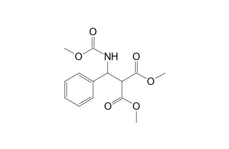 Dimethyl 2-{[methoxycarbonyl)amino]-phenylmethyl}-malonate