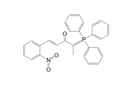 (E)-1-(2-nitrophenyl)-4-triphenylphosphoranylidene-1-penten-3-one