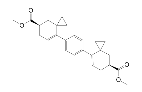 1,4-Bis[5'(R)-methoxycarbonylspiro[2,5]oct-7'-ene-8'-yl]benzene