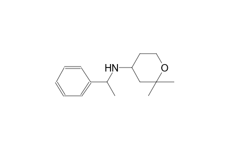 2,2-dimethyl-N-(1-phenylethyl)tetrahydro-2H-pyran-4-amine