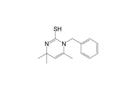 1-benzyl-1,4-dihydro-4,4,6-trimethyl-2-pyrimidinethiol