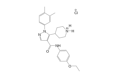 piperidinium, 4-[1-(3,4-dimethylphenyl)-4-[[(4-ethoxyphenyl)amino]carbonyl]-1H-pyrazol-5-yl]-, chloride