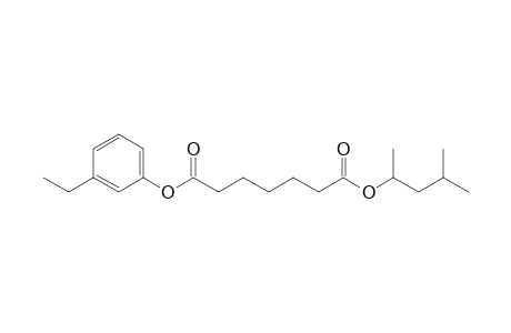 Pimelic acid, 3-ethylphenyl 4-methylpent-2-yl ester