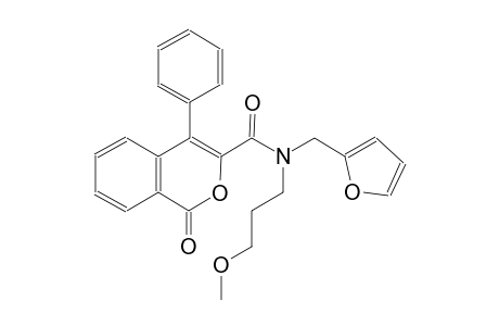 1H-2-benzopyran-3-carboxamide, N-(2-furanylmethyl)-N-(3-methoxypropyl)-1-oxo-4-phenyl-