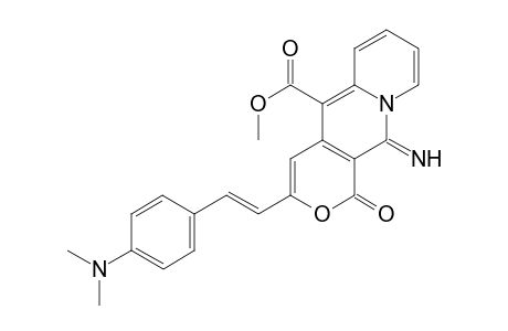 Methyl 1,11-dihydro-3-(4-dimethylamino-styryl)- 11-imino-1-oxoyrano[4,3-b]quinolizine-5-carboxylate