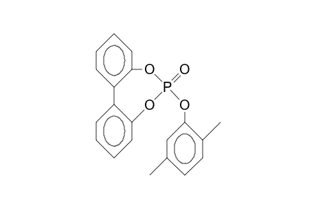 6-(2,5-Dimethyl-phenoxy)-dibenzo(D,F)(1,3,2)dioxaphosphepin 6-oxide