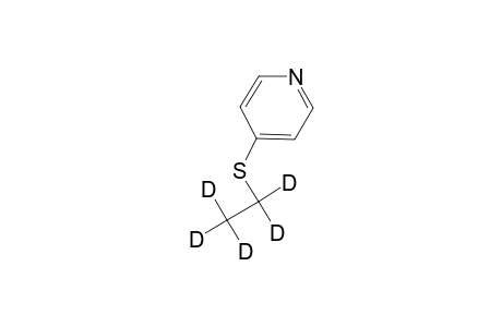 Pyridine, 4-(ethyl-D5-thio)-