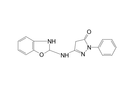 Pyrazol-5(4H)-one, 3-(2,3-dihydrobenzoxazol-2-yl)amino-1-phenyl-