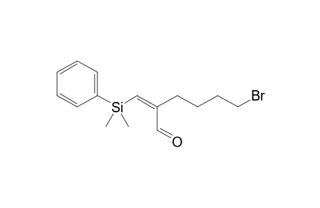 (2Z)-6-bromanyl-2-[[dimethyl(phenyl)silyl]methylidene]hexanal