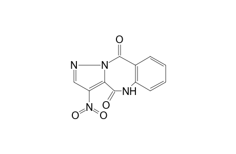 4H-Pyrazolo[5,1-c]-1,4-benzodiazepine-4,10(5H)-dione, 3-nitro-