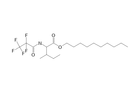 L-Isoleucine, N-pentafluoropropionyl-, decyl ester