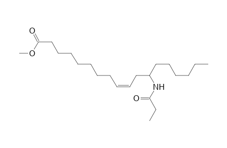 9-Octadecenoic acid, 12-[(1-oxopropyl)amino]-, methyl ester, (Z)-