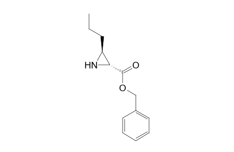 Benzyl (2R,3S)-(-)-3-n-propylaziridine-2-carboxylate