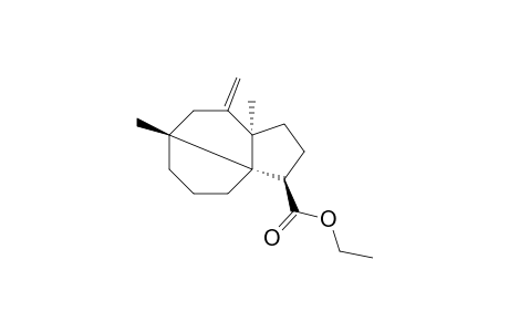(4.beta.,8.alpha.)-1.alpha.,4.beta.-Dimethyl-9.beta.-carbethoxy-2-methylenetricyclo[6.(4,8)]undecane
