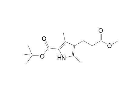 4-(3-keto-3-methoxy-propyl)-3,5-dimethyl-1H-pyrrole-2-carboxylic acid tert-butyl ester