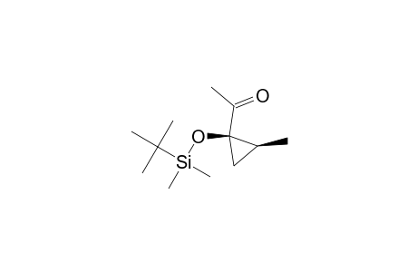 Ethanone, 1-[1-[[(1,1-dimethylethyl)dimethylsilyl]oxy]-2-methylcyclopropyl]-, (1R-cis)-