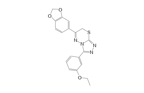 3-[6-(1,3-benzodioxol-5-yl)-7H-[1,2,4]triazolo[3,4-b][1,3,4]thiadiazin-3-yl]phenyl ethyl ether