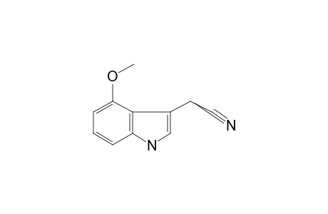 1H-Indole, 4-methoxy-3-cyanomethyl-