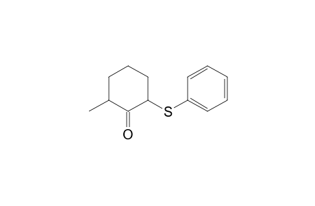 Cyclohexanone, 2-methyl-6-(phenylthio)-