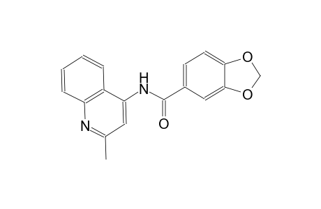 N-(2-methyl-4-quinolinyl)-1,3-benzodioxole-5-carboxamide