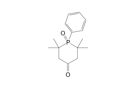 2,2,6,6-Tetramethyl-1-phenyl-4-phosphorinanone-1-oxide