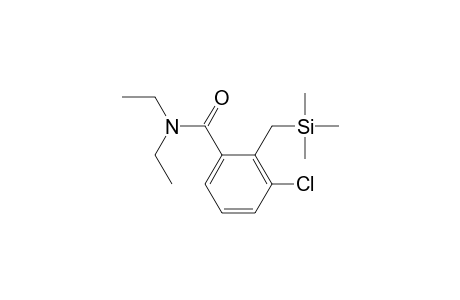 N,N-diethyl-3-chloro-2-[(trimethylsilyl)methyl]benzamide