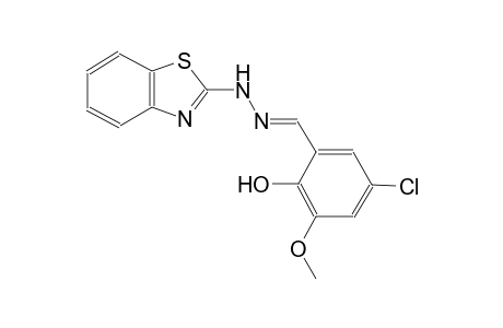 5-chloro-2-hydroxy-3-methoxybenzaldehyde 1,3-benzothiazol-2-ylhydrazone