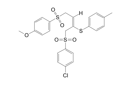 (E)-p-{{4-[(p-chlorophenyl)sulfonyl]-3-(p-tolylthio)-2-butenyl}-sulfonyl}anisole