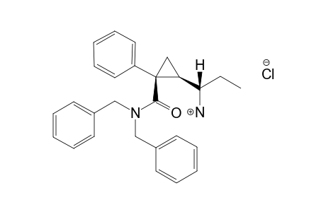 (1S,2R)-1-PHENYL-2-[(S)-1-AMINOPROPYL]-N,N-DIBENZYLCYCLOPROPANECARBOXAMIDE-HYDROCHLORIDE