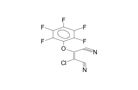 1-CHLORO-2-PENTAFLUOROPHENOXYMALEO(FUMARO)DINITRILE