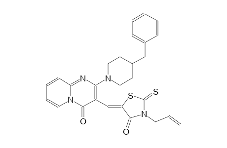 3-[(Z)-(3-allyl-4-oxo-2-thioxo-1,3-thiazolidin-5-ylidene)methyl]-2-(4-benzyl-1-piperidinyl)-4H-pyrido[1,2-a]pyrimidin-4-one