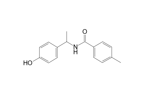 Benzamide, N-[1-(4-hydroxyphenyl)ethyl]-4-methyl-