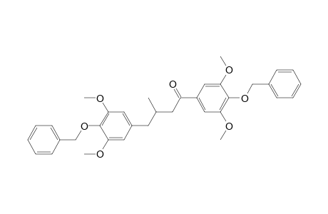 1,4-bis(4-benzyloxy-3,5-dimethoxyphenyl)-3-methylbutan-1-one