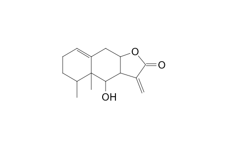 3H-Naphtho[2,3-b]furan-2-one, 4-hydroxy-4a,5-dimethyl-3-methylene-3a,4,4a,5,6,7,9,9a-octahydro-