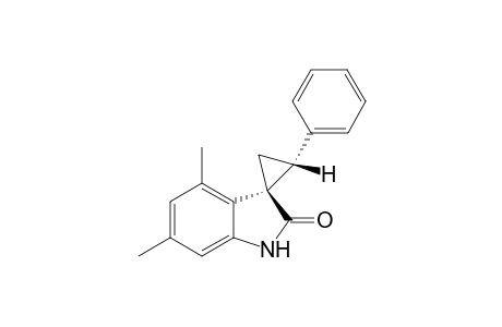 (1S,2R)-4',6'-dimethyl-2-phenylspiro[cyclopropane-1,3'-indolin]-2'-one